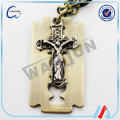 china supplier custom shape christian dog tag